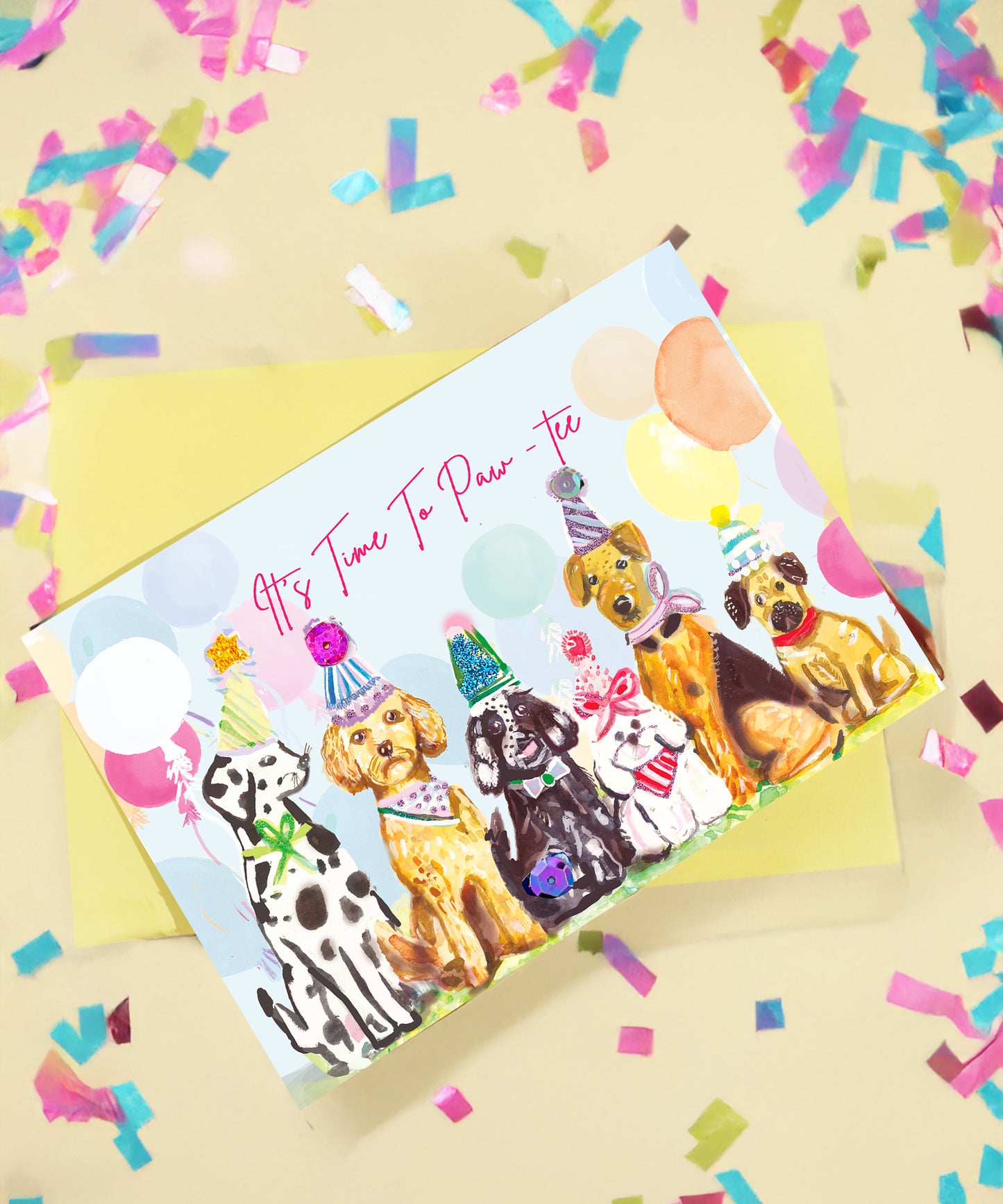 It's Time To Paw-tee Card