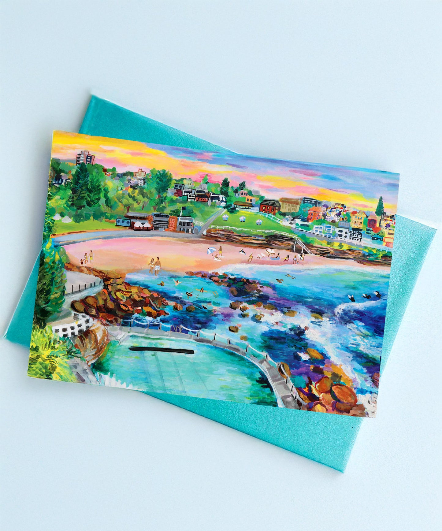 Bronte Beach landscape card