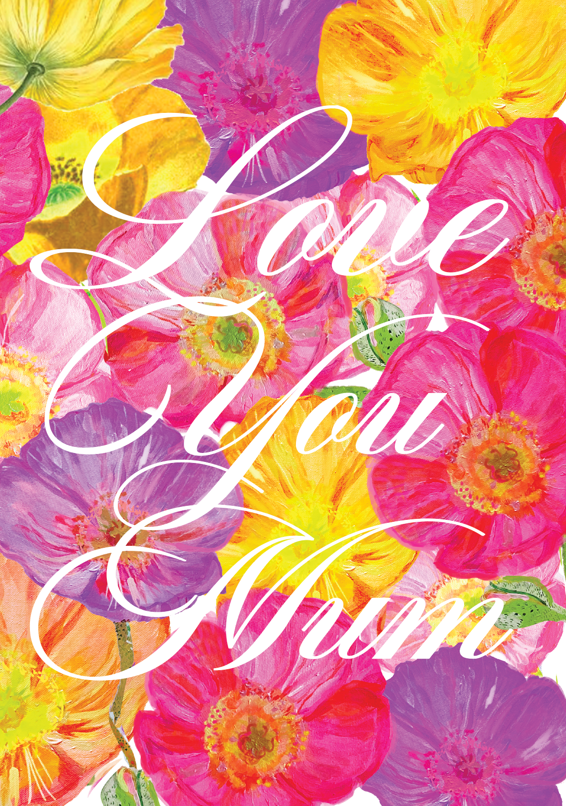 Floral Love You Mum