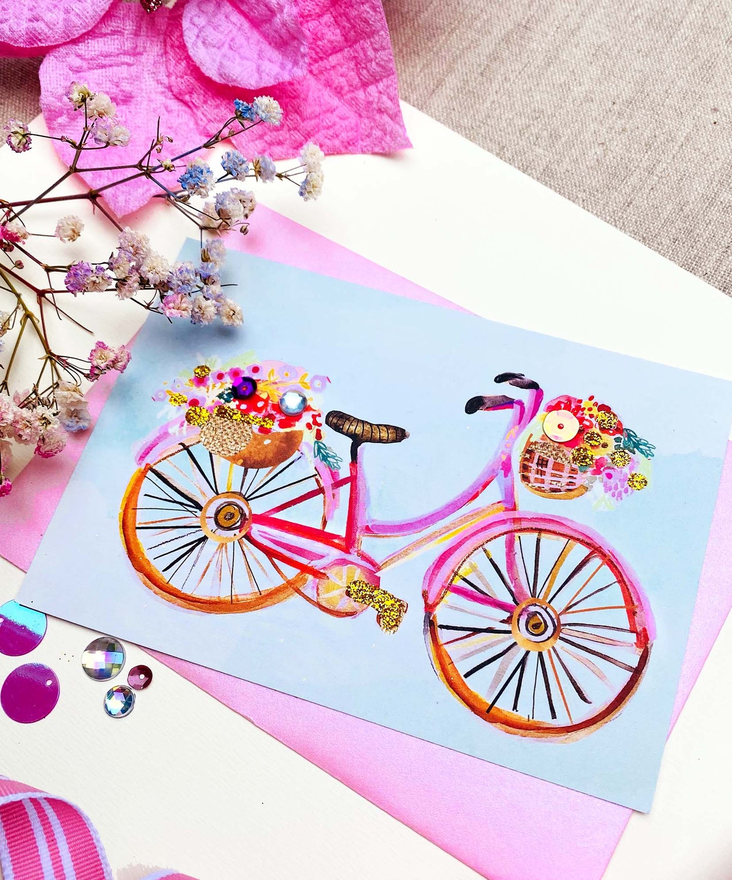 Floral Bicycle