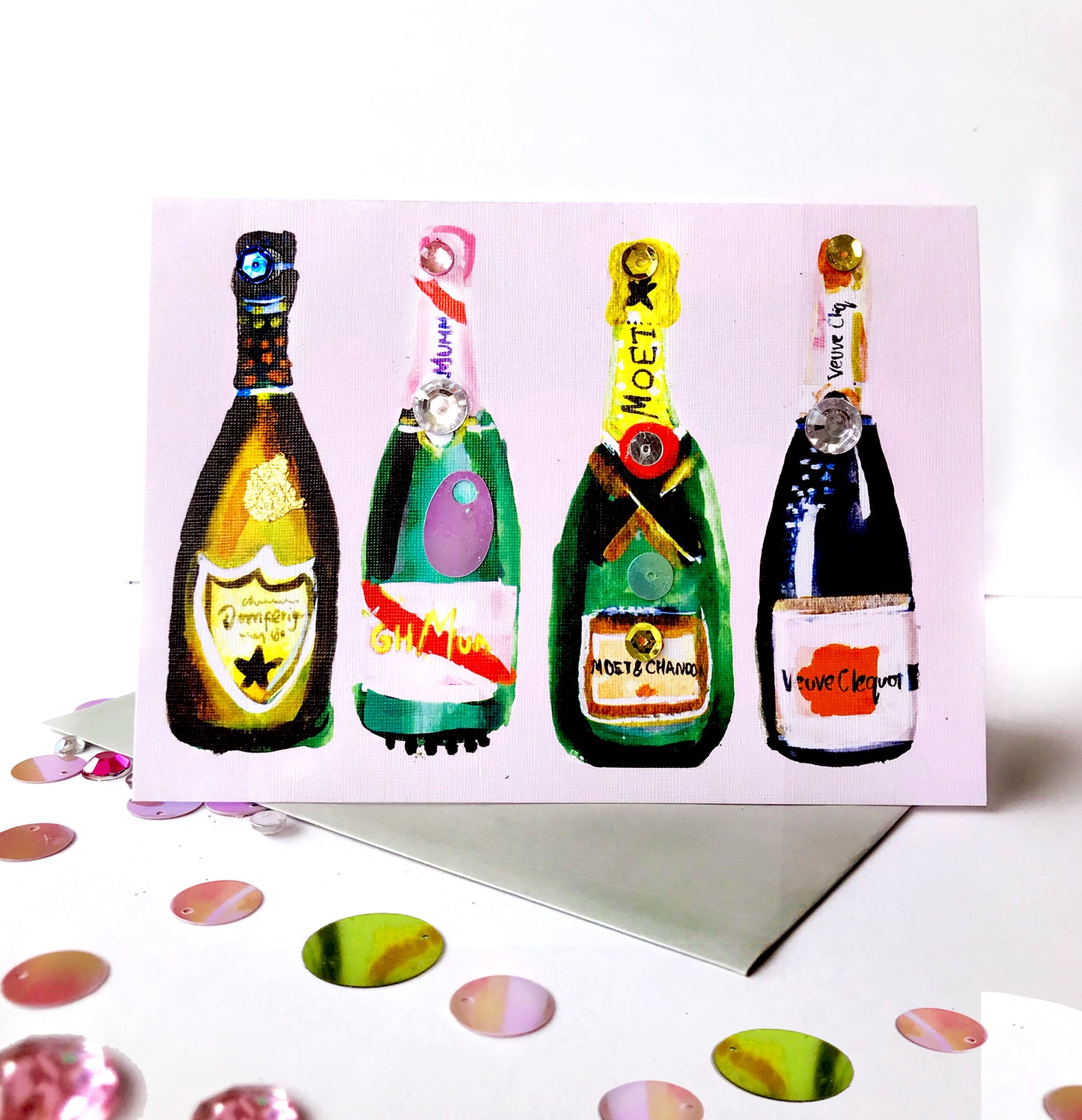 Champagne Card