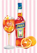 Aperol Spritz Pink Stripe