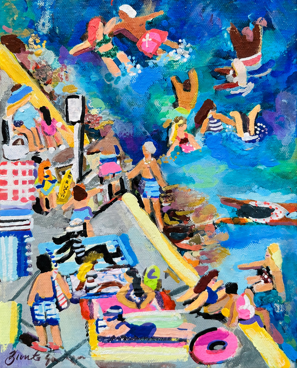 Clovelly promenade 8x10