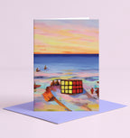 Maroubra Beach Cube Card