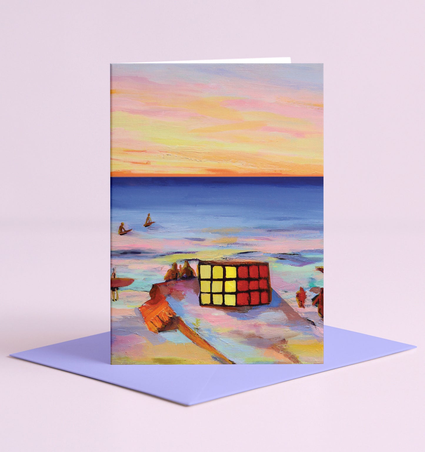 Maroubra Beach Cube Card