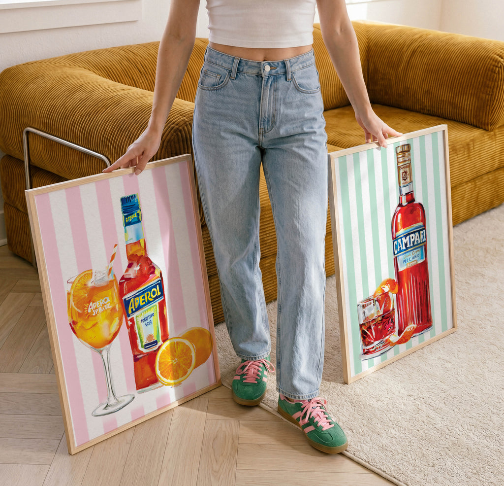 Aperol Spritz Pink Stripe
