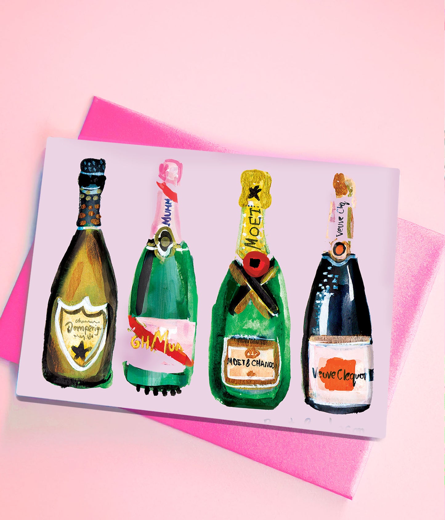 Champagne Card