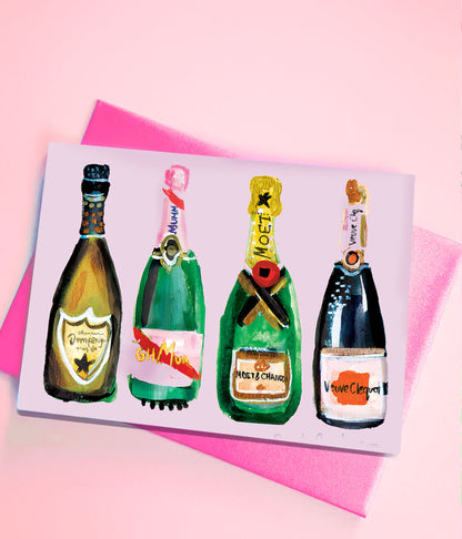 Champagne Card