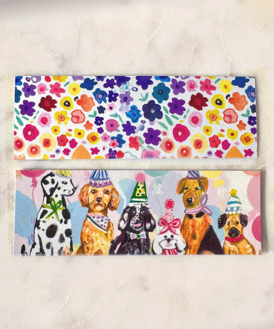 Floral Dog Bookmark