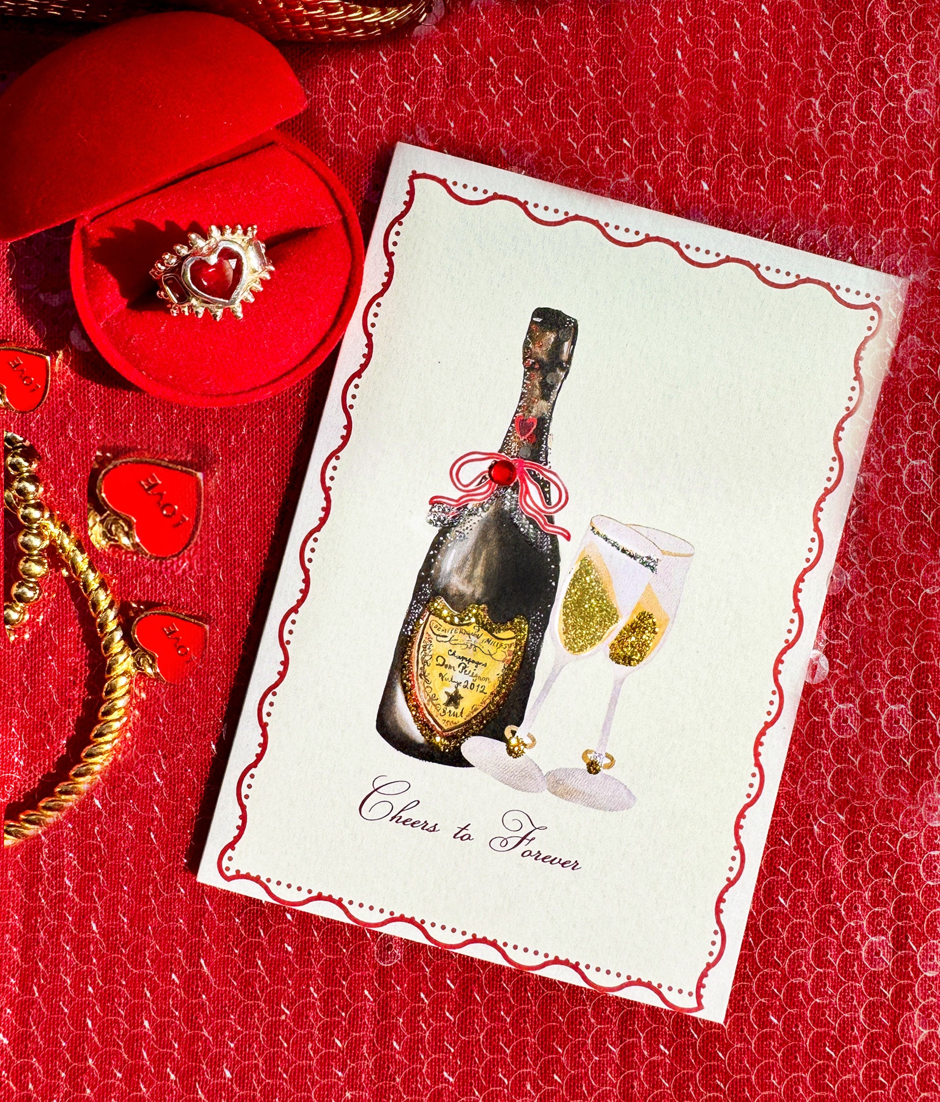 Cheers To Forever - Wedding, Engagement