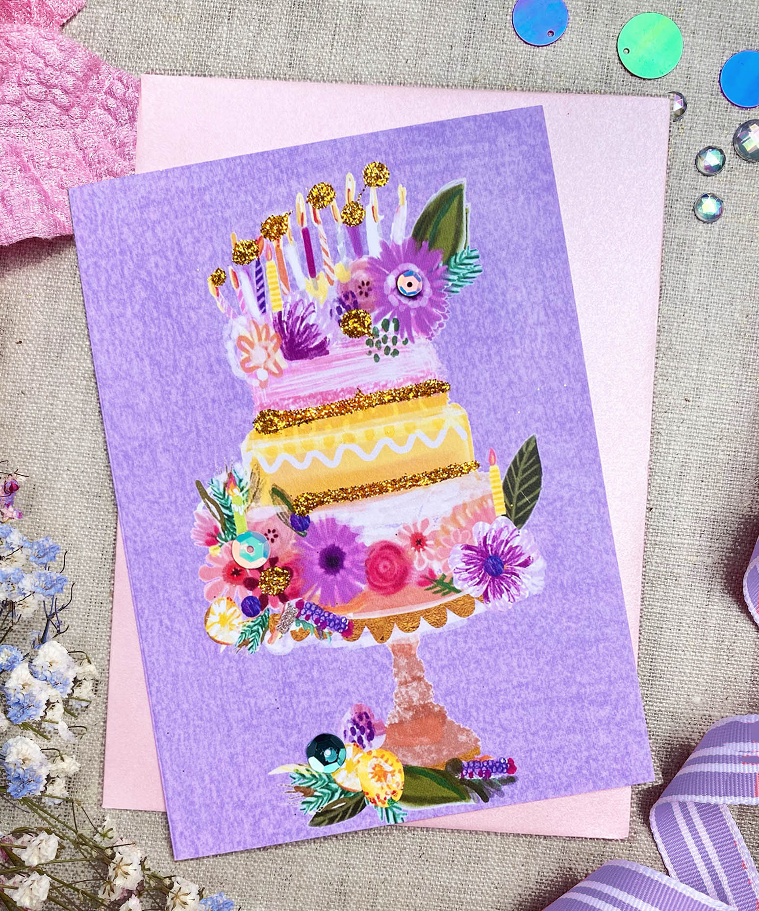 Glitter Cake